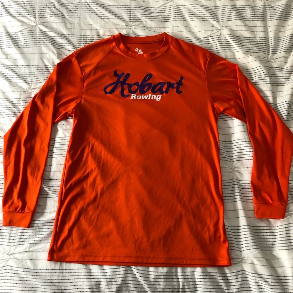 Hobart Long Sleeve Orange T-shirt size Medium